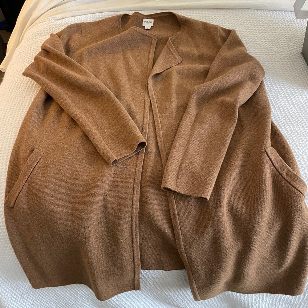 J. Crew Factory Women's Open Front Cardigan - Brown